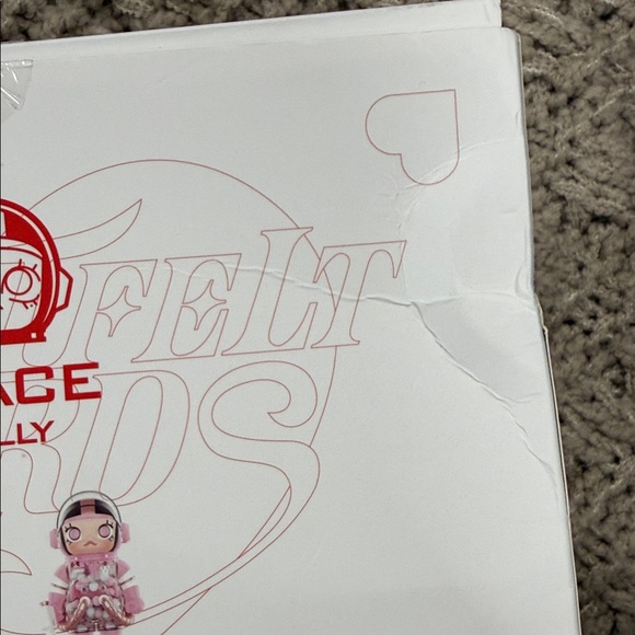 POP MART Heartfelt Words 400% Mega Space Molly Special Edition Figure - Picture 14 of 16